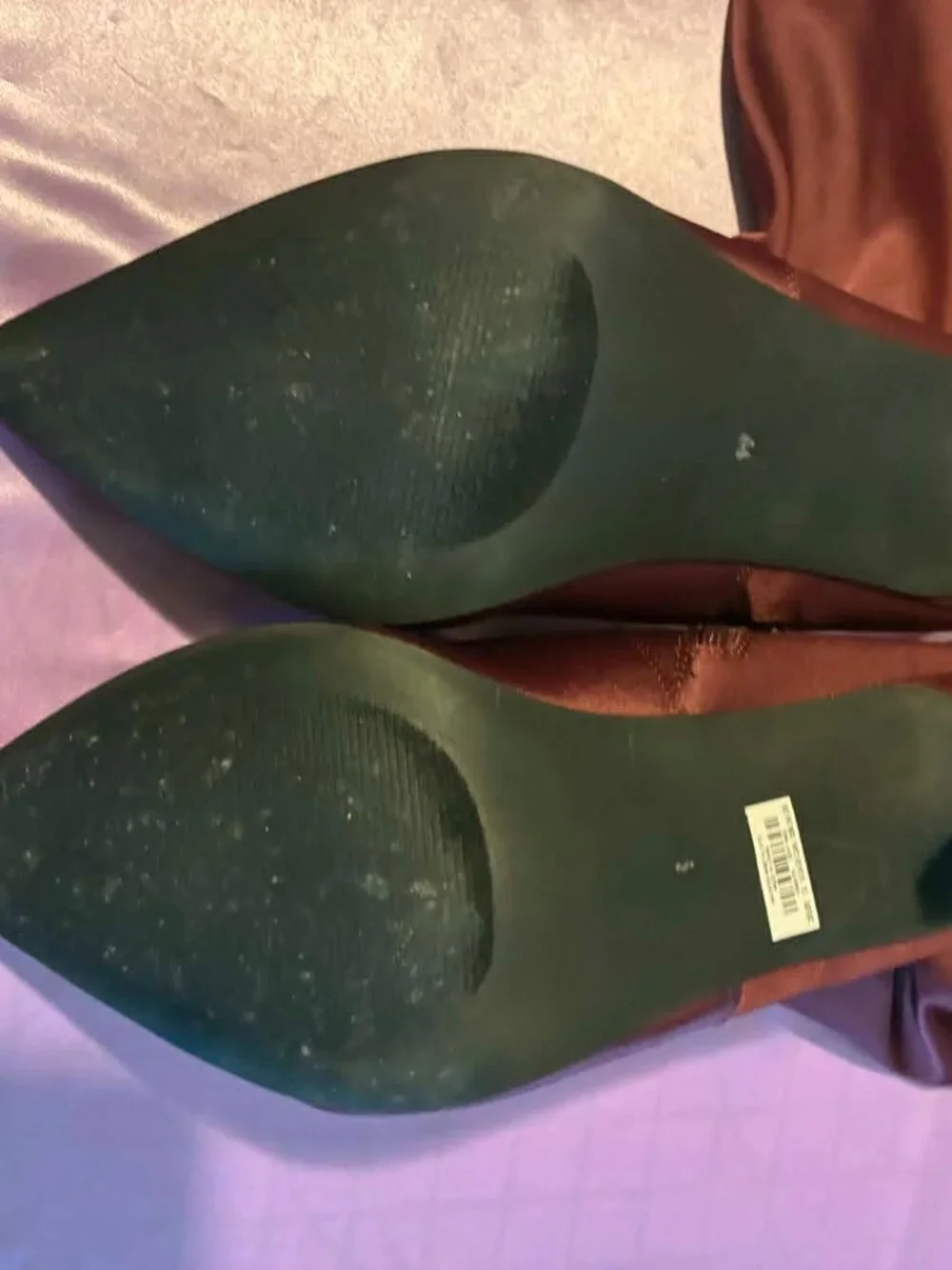 Torrid Satin Wine Over‑the‑Knee Boot Wide Width Size 13